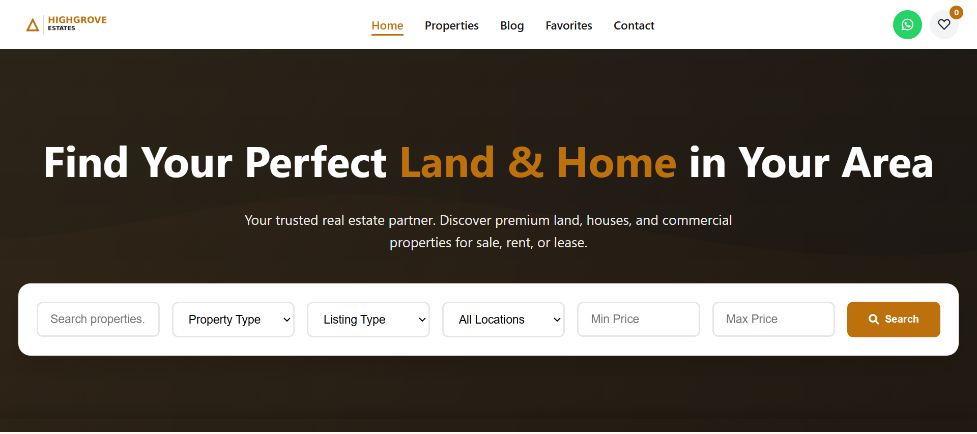 Real Estate Management System screenshot