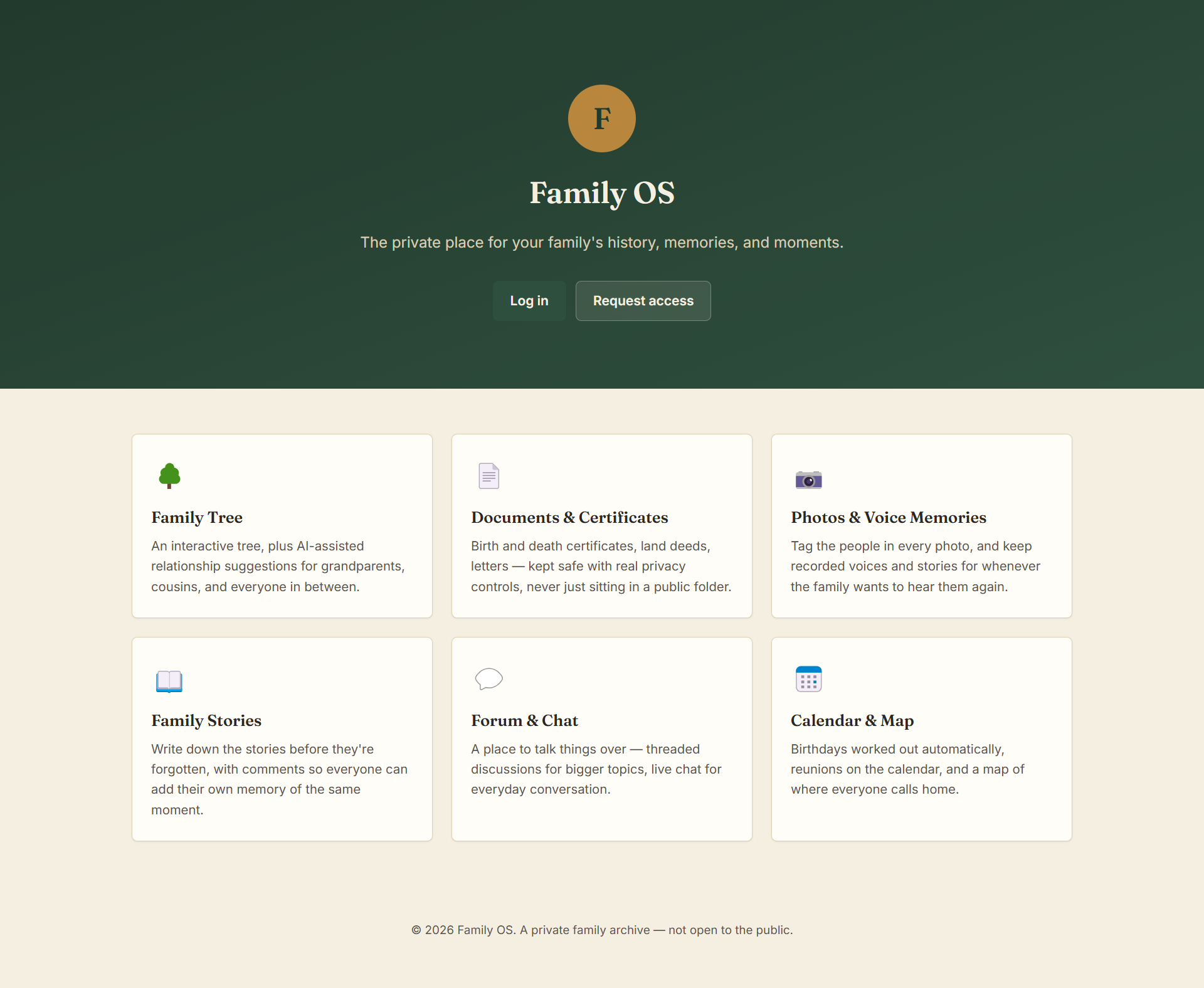 Family OS screenshot